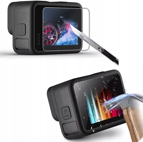 Szkło Hartowane na Ekrany Obiektyw Zestaw 3 Komplety do GoPro 12 11 10 9 na Arena.pl