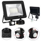 HALOGEN NAŚWIETLACZ LED 20W SLIM CZUJNIK RUCHU