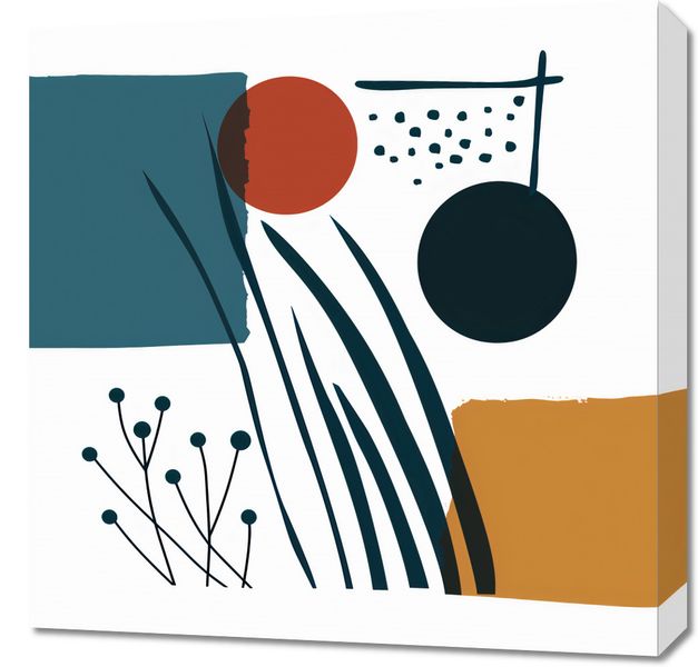 Obraz 60x60cm Przerys nad Treścią zdjęcie 1