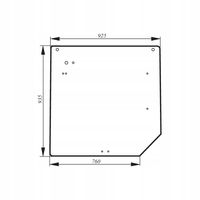 Szyba Tylna Ares RX 540, 550, 610, 620, 630