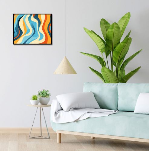 Plakat 50x40cm Tańczące Fale na Arena.pl