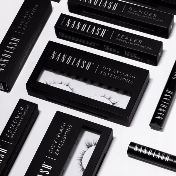 Bonder do sztucznych rzęs w kępkach Nanolash 5 ml - przedłużanie rzęs DIY zdjęcie 5