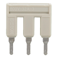 Wago mostek 3 - torowym z izolacją jasnoszary 2004-403 1szt