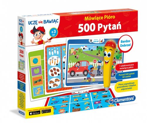 Clementoni Mówiące Pióro 500 Pytań na Arena.pl