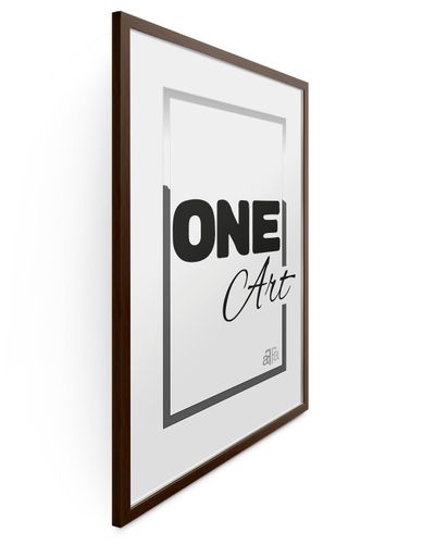 Ramka na zdjęcia duża Hekla 61x91,5 MDF plakat brązowy 1szt. na Arena.pl