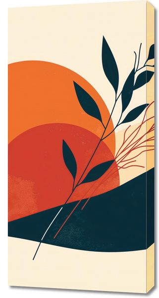 Obraz 50x100cm Zmierzch w Ciszy zdjęcie 1