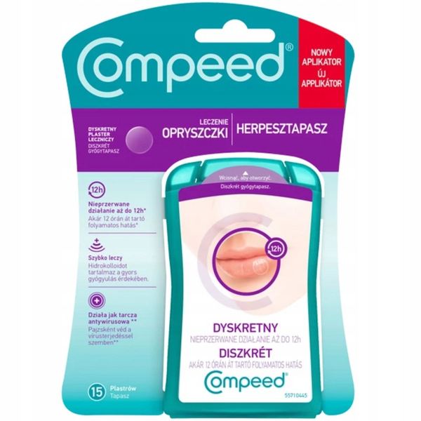 COMPEED INVISIBLE Plastry na opryszczkę 15 szt. zdjęcie 1