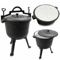 Garnek kociołek żeliwny myśliwski 8L G80525