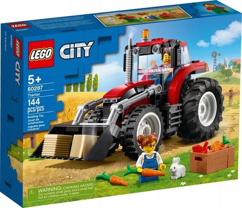 LEGO FARMA 60287 - TRAKTOR Z RUCHOMĄ ŁYŻKĄ CIĄGNIK na Arena.pl