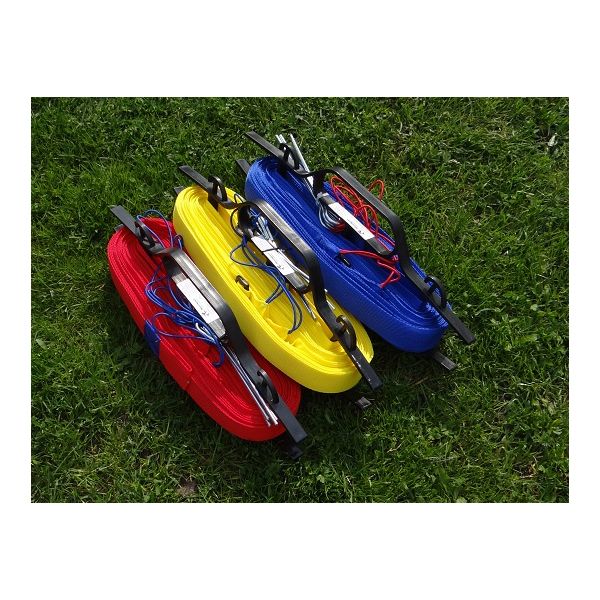 Linie boiska do badmintona REGULOWANE żółte zdjęcie 4