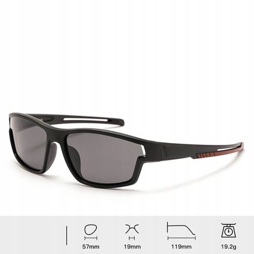 Dziecięce 5-9 lat Okulary przeciwsłoneczne z Polaryzacją dla dzieci CZARNE na Arena.pl