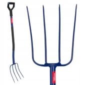 WIDŁY DO SIANA 4-ZĘBNE METALOWY TRZONEK 130 cm