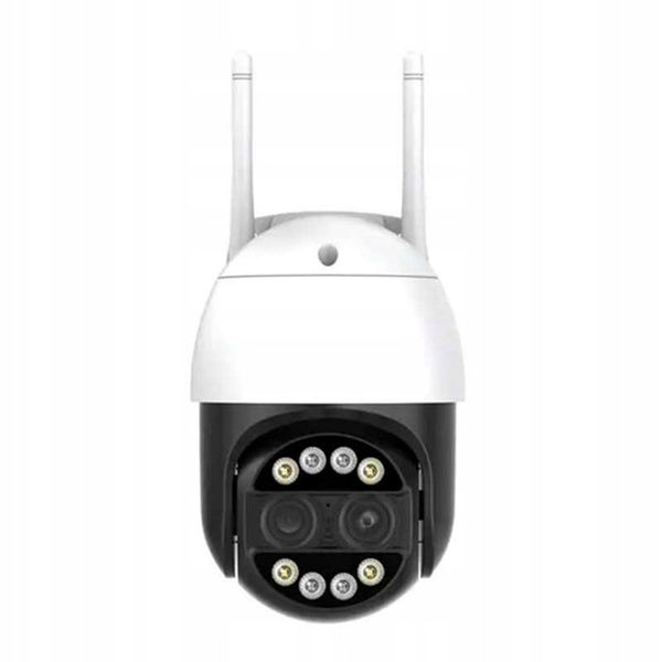 Zewnętrzna obrotowa kamera IP 2w1 8X ZOOM 2x 4MPx WIFI 2K zdjęcie 10