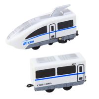 KOLEJKA  ELEKTRYCZNY POCIĄG POŚPIESZNY NA TORACH