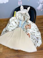 otulacz kocyk do fotelika do nosidełka bawełna velvet HAFT śpiworek v