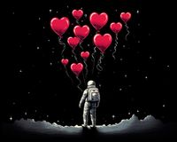 Plakat 50x40cm Astronauta Własnych Celi