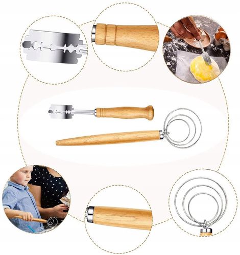 PP plastik Rattan Bread Proving Basket Set na Arena.pl