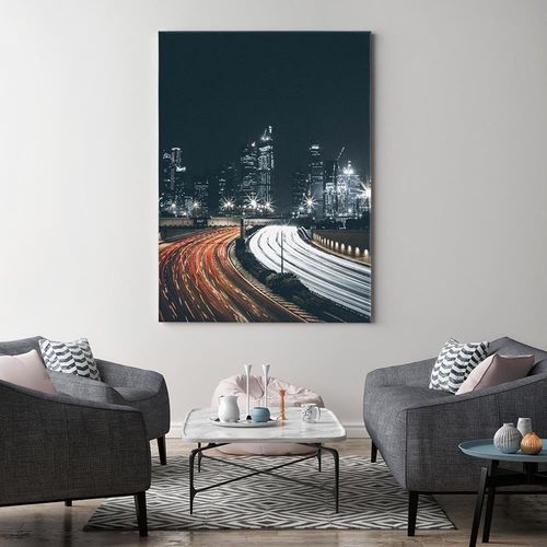 Obraz na płótnie – Canvas, miasto noc 40x60 na Arena.pl