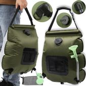 PRYSZNIC KEMPINGOWY 20L TURYSTYCZNY SOLARNY PRZENOŚNY POLOWY NATRYSK BIWAK