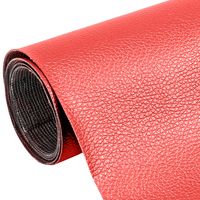 SKÓRA SAMOPRZYLEPNA EKOSKÓRA SKAJ CZERWONA MOCNY KLEJ 560g/m2 50x137cm