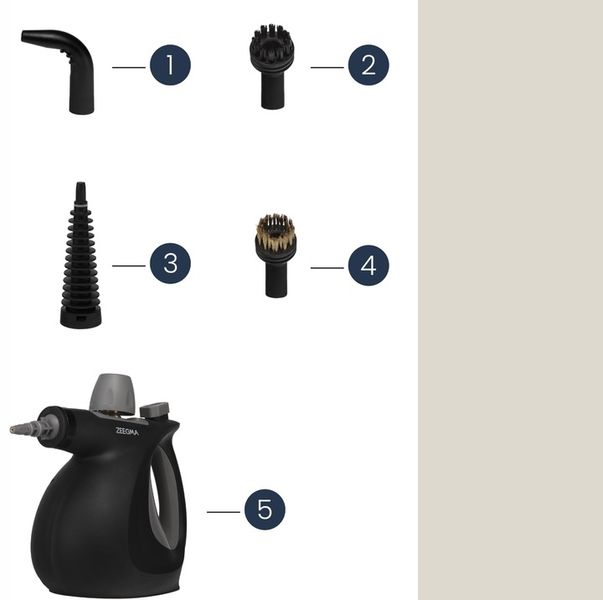 PAROWNICA na PLUSKWY Myjka Parowa Czyścik Okien Ciśnieniowy 1000W 3Bar zdjęcie 15