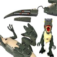 Duży interaktywny dinozaur Velociraptor - chodzi, ryczy i świeci