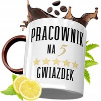 Kubek Bordowy Dla Pracownika Na Urodziny Prezent Z Nadrukiem Ze Zdjęciem
