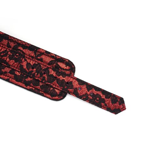 kajdanki victorian garden lace and velvet wrist cuffs liebe seele na Arena.pl