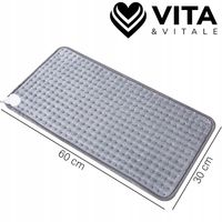 Mata grzewcza Vita Vitale szara 30x60 cm z regulacją temperatury