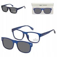 2w1 Okulary Plusy do CZYTANIA z NAKŁADKĄ PRZECIWSŁONECZNĄ z Polaryzacją