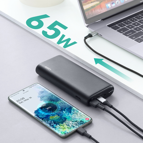 Aukey Powerbank 20000 mAh do laptopa mini 65W na Arena.pl