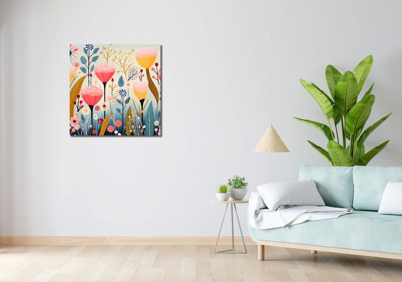 Obraz 70x70cm Ogród Marzeń zdjęcie 2