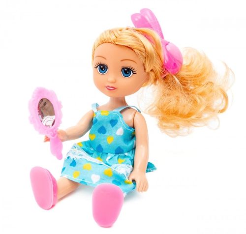 Lalka MAŁA DZIEWCZYNKA Kaibibi Blondynka 2 Sukienki  A1 na Arena.pl