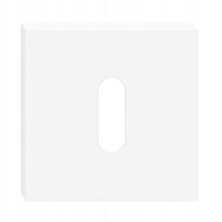 SZYLD DOLNY KWADRATOWY KOLOR BIAŁY NA KLUCZ