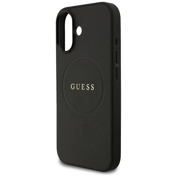 Etui Guess Grained Ring MagSafe do iPhone 17 czarny zdjęcie 6