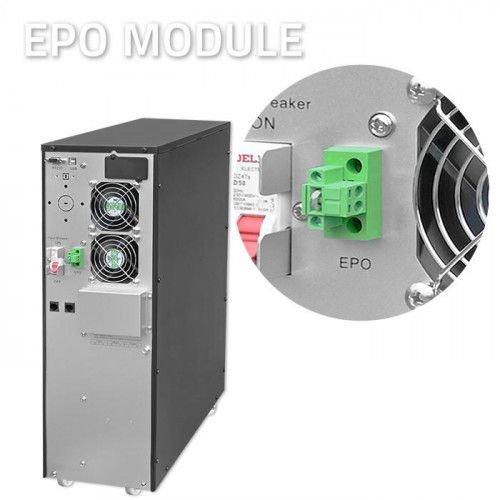 QOLTEC UPS 6KVA 6000W LCD EPO USB ON-LINE POWER FACTOR 1.0 zdjęcie 6