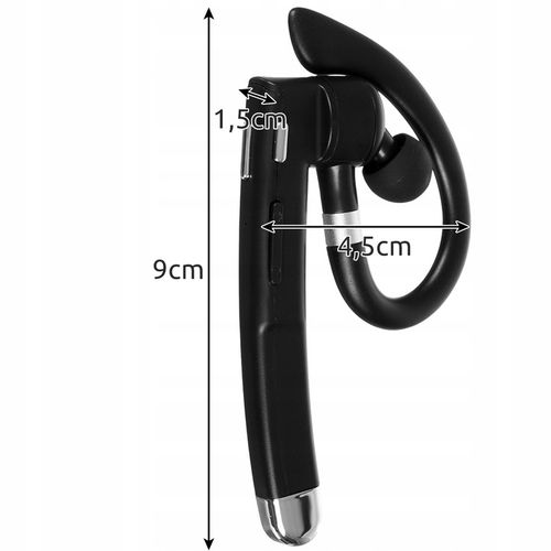 SŁUCHAWKA BLUETOOTH BEZPRZEWODOWA PRO DO TELEFONU POWERBANK CZYSTY DŹWIĘK na Arena.pl