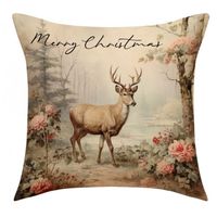 poszewka na poduszkę 45 x 45 cm motyw świąteczny boho pod116