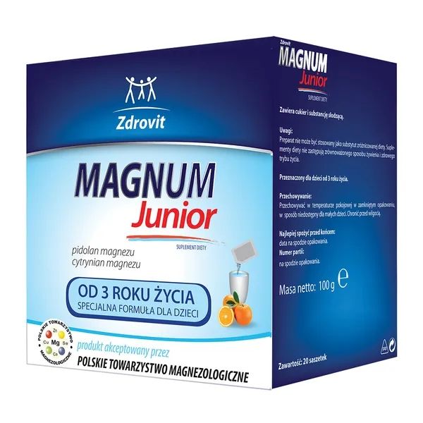 Zdrovit Magnum Junior 20 saszetek zdjęcie 1