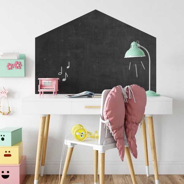 Naklejka Tablicowa Szeroki Domek T19 zdjęcie 1