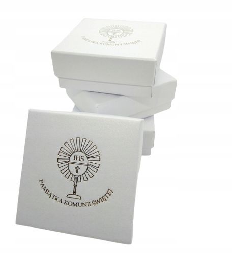 Łańcuszek komunijny medalik SZKAPLERZ Matka Boska na Arena.pl