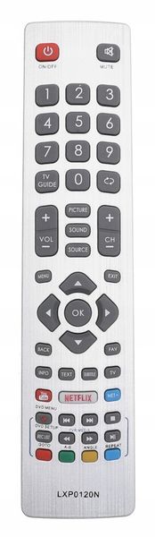 PILOT Do TV Telewizora SHARP Aquos Netflix Youtube 0120N zdjęcie 1