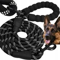 SMYCZ DLA PSA DUŻEGO 5m DŁUGA treningowa ODBLASK BARDZO MOCNA 50kg