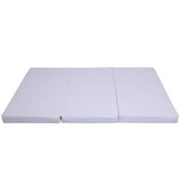 materac gimnastyczny Satellite PU 150x100x8 cm - trzyczęściowy biały