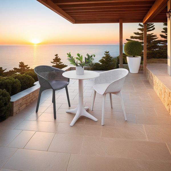 Krzesło Dacun białe zdjęcie 4