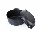 GARNEK ŻELIWNY Z POKRYWĄ KOCIOŁEK PATELNIA 5L 26cm