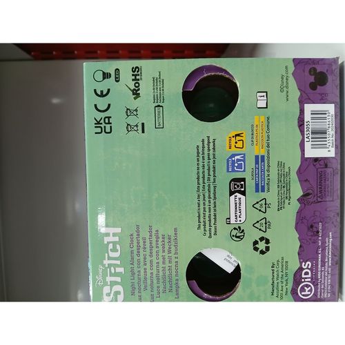 Zegarek z Budzikiem Stitch Światło Data na Arena.pl