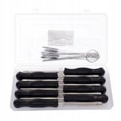 WKRĘTAKI KLUCZE DO REGULACJI GAŹNIKÓW ZESTAW + SZCZOTKI KD11245