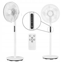 Wentylator stojący Wiatrak podłogowy XXL mocny 45 cm 5 łopatek pilot 60W