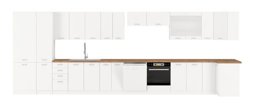 Meble kuchenne EKO WHITE 260cm na Arena.pl